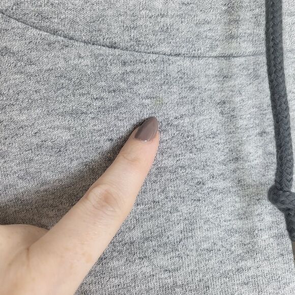 Lorna Jane Rory Gray White Black Hooded Sweatshirt / Hoodie Medium - Picture 3 of 9